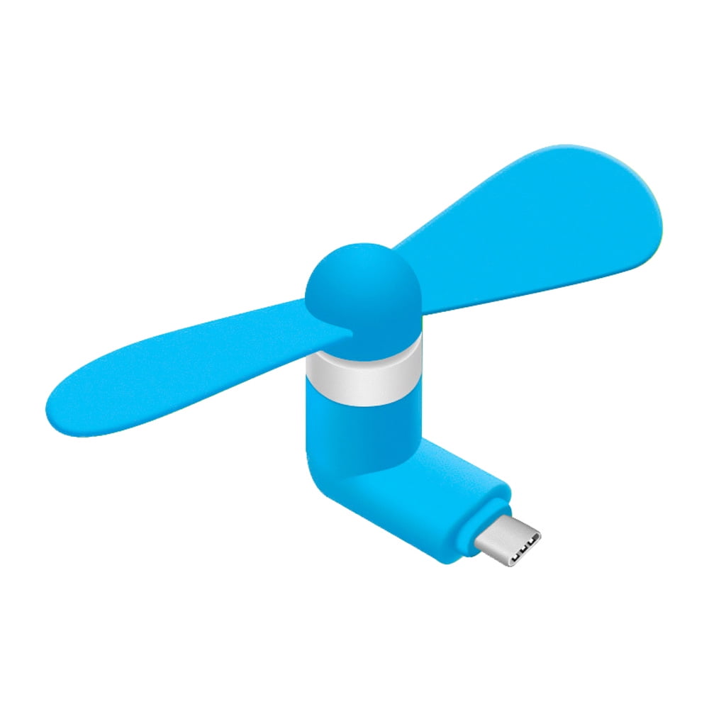 Mini USB Fan Plug & Play Sports Travel Camping Cooling Fan for iPhone Plug UK 