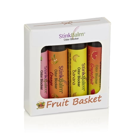 StinkBalm Odor Blocker Fruit Basket 4 Pack