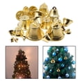 thumbnail image 4 of Bells, 100 Pieces Colorful Bells for Crafts, Mixed Size Small , Metal Craft Bells for Holiday Home Decoration, 4 of 10