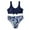 A, variant on Mercatoo MercatooGirls' Swimwear 2Pcs Flowers Print Bow Bikini Bathing Suit Summer Toddler Girls Swimsuit for 7 to 12 Years