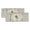 Gray, Slate, Pearl, Silver, variant on 2 Pack Valances for Windows, Field Mouse Window Valances for Living Room/Bedroom/Bathroom, Modern Grey Plaid Farmhouse Animals Light Filtering Kitchen Curtain Valance Window Treatment 42"W x12" L