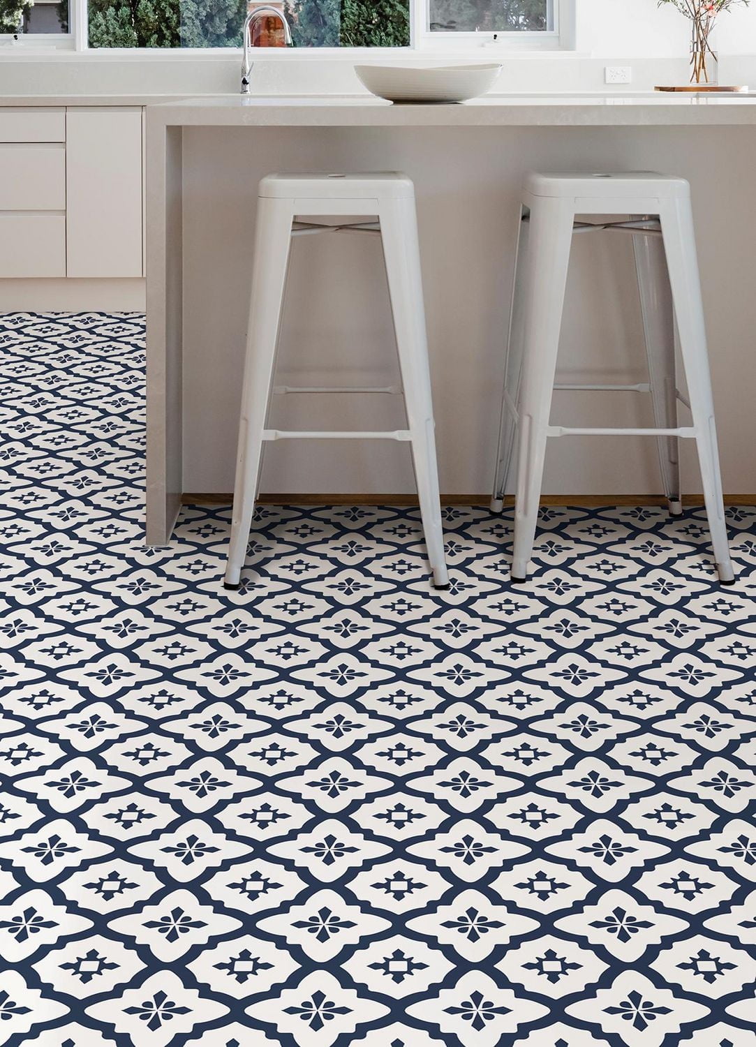 FloorPops Atlas Peel & Stick Floor Tiles Set of 20