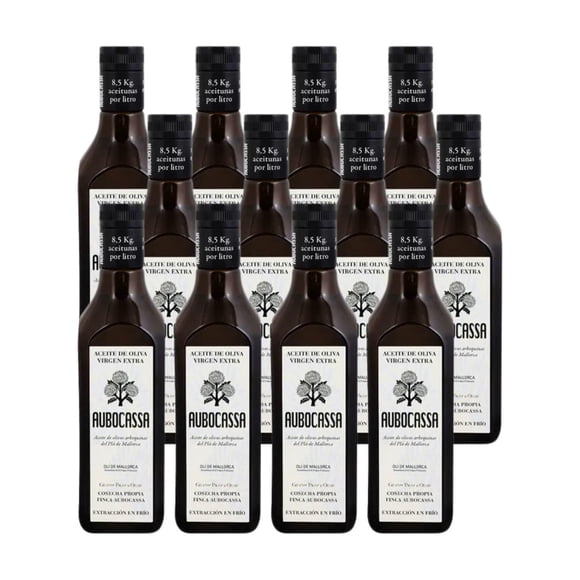 Pack de 12 Aceite de Oliva Aubocassa Extra Vírgen 500 ml