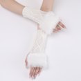 thumbnail image 2 of Yoyauz Women'sFingerless Gloves Arm Warm Knit Thumbhole Stretch, 2 of 5