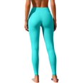thumbnail image 3 of Alove Womens Solid Swimming Leggings with Pockets High Waisted Swim Pants Full Length Swimming Tights Sun Protective, 3 of 8