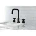 thumbnail image 4 of Kingston Brass FSC8935ZX Millennium Two-Handle 3-Hole Deck Mount Widespread Bathroom Faucet with Brass Pop-Up in Oil Rubbed Bronze, 4 of 7