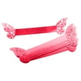 thumbnail image 3 of 20x Anillos de servilleta de mariposa Porta servilletas de papel Hebillas decorativas para servilletas Rojo reflectante, 3 of 9