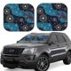 thumbnail image 1 of Balery Bohemian Turtle Parasol para parabrisas de coche de 2 piezas | Parasol plegable para parabrisas delantero de coche para la mayoría de sedanes-Small, 1 of 6