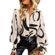 thumbnail image 1 of Camisa Mangas Linterna Regular Fit,Camisa Manga Larga Mujer Estampado Linterna Larga Camisa Manga Larga Estampada Power Packed Performance, 1 of 6