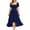 Navy, variant on Ovbmpzd Gothic Dresses for Women Midi Vintage Beige A-Line Dresses Puff Short Sleeve Casual Dresses,XL