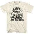 thumbnail image 1 of Foreigner Juke Box Heroes Natural Adult T-Shirt, 1 of 2