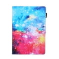 thumbnail image 5 of ELEHOLD Pattern Wallet Case for iPad Pro 11 inch 2024,Multi-Angle View Stand Leather Smart Flip Protective Cover with Card Holder & Pencil Loop, Wake/Sleep,Beautiful Starry Sky, 5 of 6