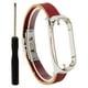 thumbnail image 1 of Correa de reloj con funda protectora, reloj inteligente de cuero PU de acero inoxidable, correa de PU de repuesto, correa de reloj inteligente muy recomendable, 1 of 8