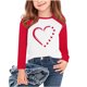 thumbnail image 5 of Blusas y camisas de manga larga con cuello redondo Sudadera de manga larga con cuello redondo y estampado para niños para tallas medianas y grandes con mangas largas Blusa de poliéster para niños, 5 of 6