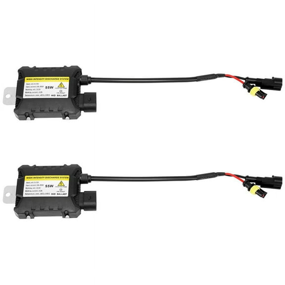 55W HID Bi Xenon Ballast 12V Digital Slim Ballast Fast Bright Electronic Ballast for H1 H3 H3C H4-1 H4-2 H7 H8 9005 9006