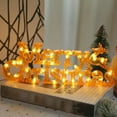 thumbnail image 3 of Lámpara de plástico con letras Colco Adorno de Navidad Lámpara LED Amarillo, 3 of 7