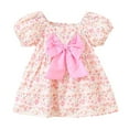thumbnail image 3 of Robe Fillette Robe Fleurie pour Filles Robe d'Anniversaire Robes de Fête pour Filles Robes pour Bébé 2-3 Ans, 3 of 3