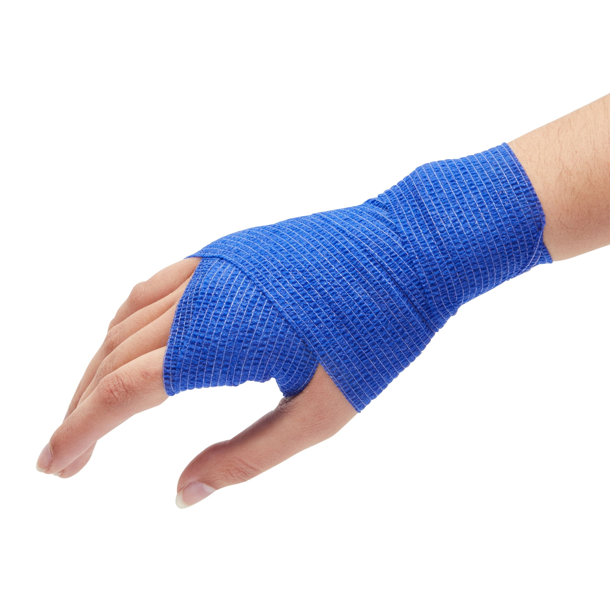 Walgreens Reversible Sport Wrap Self-Adhering Bandage, Red and Blue