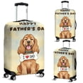 thumbnail image 2 of Cute Cocker Spaniel Loves Dad Happy Father's Day Travel Luggage Cover Cockers Dog Lover Gifts Suitcase Dust Protective Decor - 12008, 2 of 5