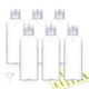 thumbnail image 1 of Botellas de viaje de plástico Vhermosa 100 ml 3.4 oz Termos e Hidratación Paquete de 6, 1 of 8