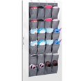 thumbnail image 2 of Over The Door Shoe Organizer with 4 Hooks Large Capacity Hanging Door Shoe Rack with 24/28 Pockets Heavy Duty Hanging Shoe Organizer Over the Door Shoe Storage Bag for Bedroom Bathroom, 2 of 10