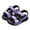 Purple, variant on Dakaela 2-8Y Boys Girls Sandals Summer Athletic Hiking Beach Water Shoes Outdoor Open Toe Fashion Sneakers with Double Hook and Loops Blue