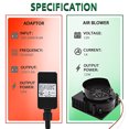thumbnail image 4 of Soplador de aire de repuesto DONGERMAER 1A con adaptador de 1,5 A para inflables, 4 of 8