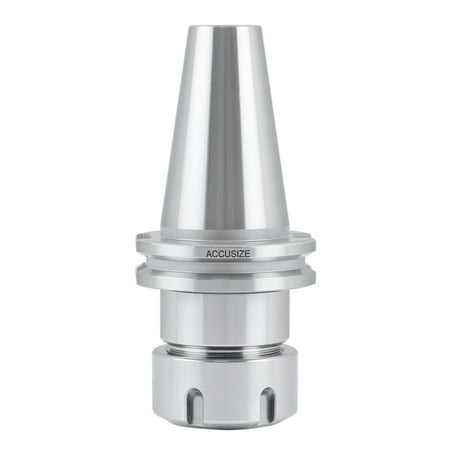 

Accusize Cat40 V-Flange Collet Chuck for Er32 Collets Draw Bar Thread 5/8-11 8000 RPM with A Projection Length 2.76 1601-0015