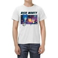 thumbnail image 2 of Rick & Morty Men's & Big Men's Short Sleeve Graphic Tees, 2 Pack, 2 of 3