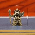 thumbnail image 3 of BKER Brass Frog Holding A Book Desktop Interesting Frog Brass, 3 of 5