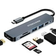 thumbnail image 1 of Adaptador Hub USB-C ATEBOUNER 6 en 1 con HDMI para MacBook Pro, 1 of 6