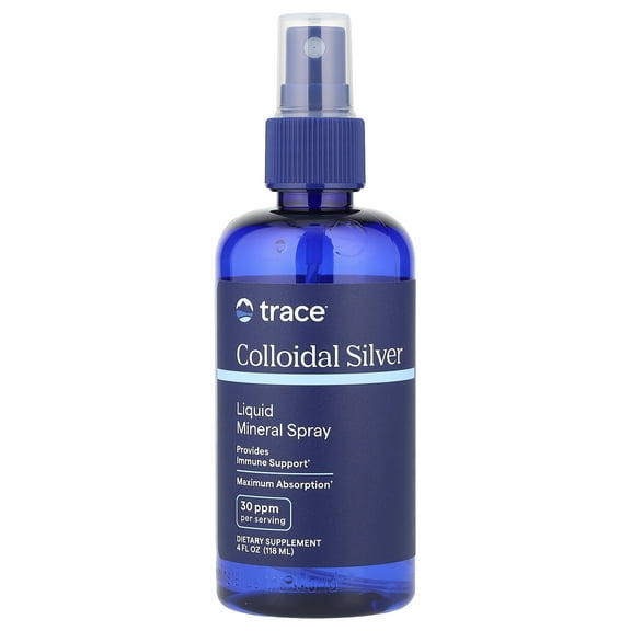 Trace Minerals Colloidal Silver Spray 30 PPM 4 fl oz (118 ml) Spray
