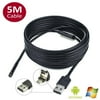 USB Inspection Camera 5M 5.5mm Lens USB Inspection Mini Camera Snake Tube IP67 Waterproof Endoscope with 6 LED Borescope For PC For Android