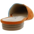 thumbnail image 4 of Bellini Flex Womens Comfort Slip On Mule 9.5 Turquoise/Orange Microsuede, 4 of 6