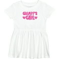 thumbnail image 3 of Inktastic Grampy's Girl Granddaughter Girls Baby Dress, 3 of 5