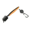 thumbnail image 4 of Golf Club Brush, Plastic PP Steel Cleaning Tool with Telescopic Lanyard and Hook, Ergonomic Design, 4 of 7