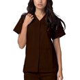 thumbnail image 3 of Adar Universal Women's Scrub Set – Snap Front Scrub Top and Multi Pocket Scrub Pants, 3 of 8