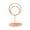 Rose Gold#2, variant on Metal Photo Clip | Vertical Desktop Message & Memo Holder | Gold & Rose Gold Business Card Display | 85mm Double-Layer Clip for Wedding Notes & Exhibits