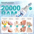 thumbnail image 2 of 15-Speed Adjustable Electric Foot Scrub Remover with LED Display, 2-in-1 Nail Drill & Foot File, 2000mAh Rechargeable, for Dead Skin & Thick Toenail Removal, Home Foot Care Tool, 2 of 8