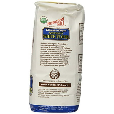 Hodgson Mill Organic Naturally White Flour Unbleached All Purpose Hodgson Mill Organic Naturally White Flour Unbleached All Purpose 2 Pounds Pack Of 6