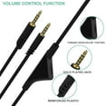 thumbnail image 2 of Totowood Replacement for Astro A40 Cord, A10 Headset Cable Braided Wire, 6.5 Feet/2.0 M Volume Control Cable Compatible with Astro A40TR/A40/A10 Gaming Headsets Cord, 2 of 6