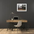 thumbnail image 3 of Melanson, Suzanne 24x19 White Modern Wood Framed Museum Art Print Titled - Barn In The Woods, 3 of 4