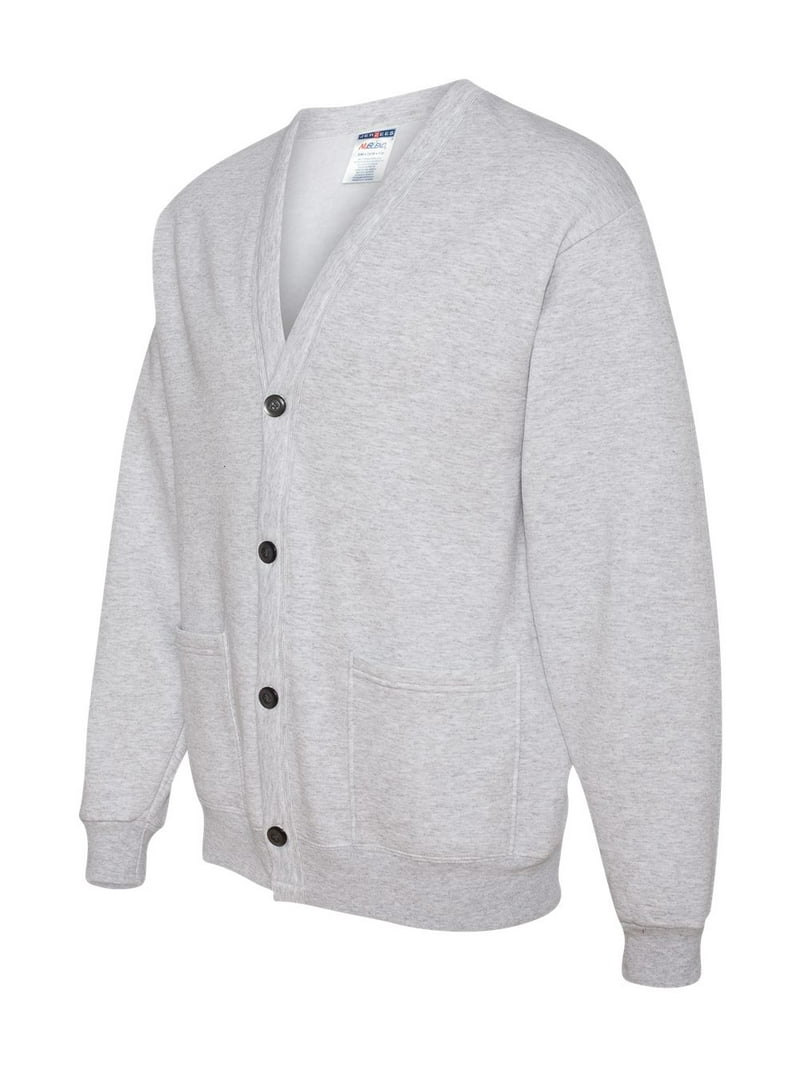 トップス JERZEES Sweat Cardigan ONE SIZE Vintage JERZEES Cardigan Sweatshirt One Size Blue Red