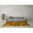 thumbnail image 3 of Ahgly Company Indoor Rectangle Abstract Yellow Contemporary Area Rugs, 7' x 9', 3 of 4