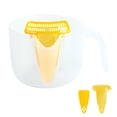 thumbnail image 1 of YoaNJYGR Kitchen Aid Hand Held Mixer Khm512wh Electronic Hand Mixer Large Capacity Egg Beater Baking with Graduated Mixing Bowl Soup and Oil Separator Kitchen Rice Bowl, 1 of 5