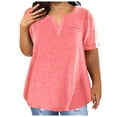 thumbnail image 1 of Haut de Mode pour Femmes Imprimé Color Block pour Occasions Quotidiennes et Décontractées d'Été, 1 of 6