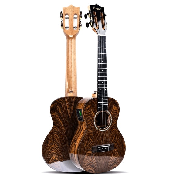 Ukelele Caramel TEG95 Butterfly Bocote Tenor Acústico Eléctrico