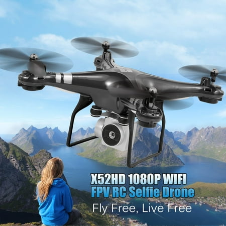 FULAIYING TOYS X52HD RC Drone with Camera 1080P Wifi FPV RC Quadcopter Altitude Hold for Beginner