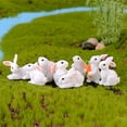 thumbnail image 4 of Lapin Parure Pratique Créative Belle Exquise Statue de Lapin Vif en Résine Statue de Lapin Intéressant Multifonctionnel Petite Figurine de Lapin de Type 1, 4 of 6