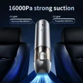 thumbnail image 5 of Aspiradora de coche Xiaomi Youpin, miniaspiradora portátil inalámbrica, 16000 pa, alta potencia, potente máquina de limpieza con succión nueva, 5 of 5